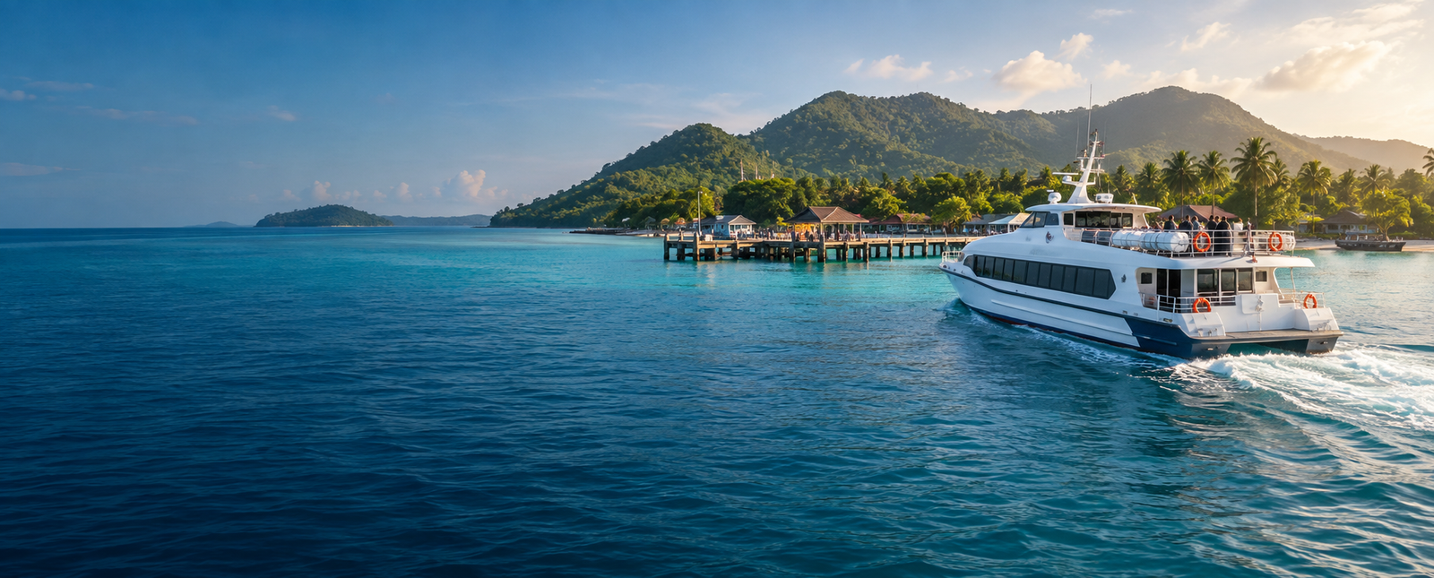 Kapal penyeberangan menuju Karimunjawa