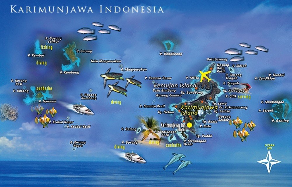 karimunjawa map